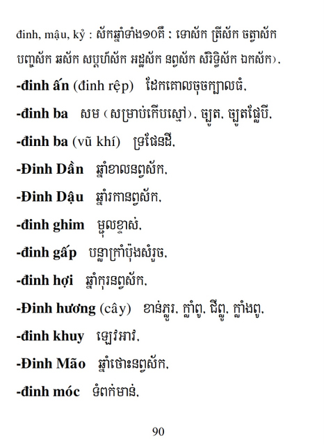 Từ điển Việt Khmer