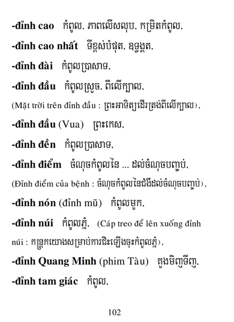 Từ điển Việt Khmer