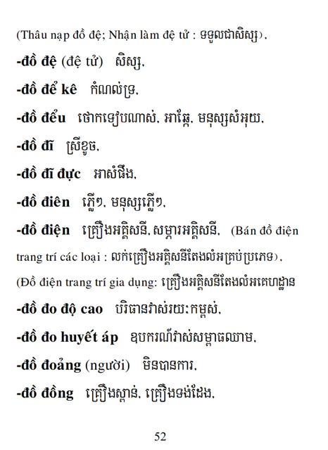 Từ điển Việt Khmer