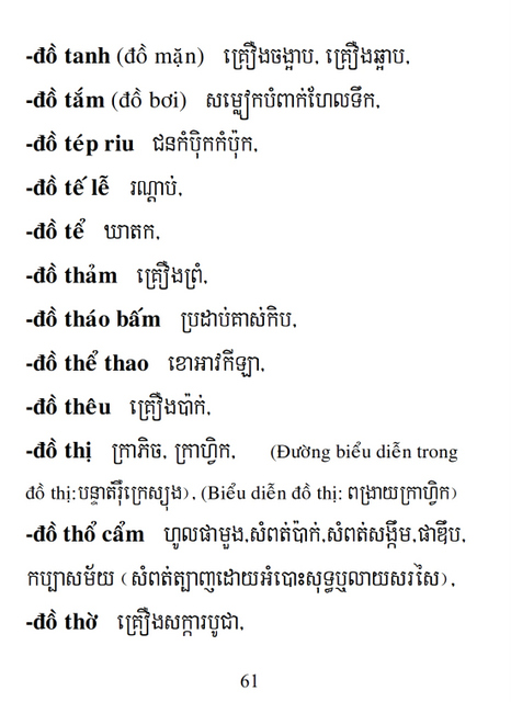 Từ điển Việt Khmer