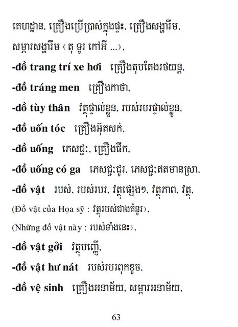 Từ điển Việt Khmer