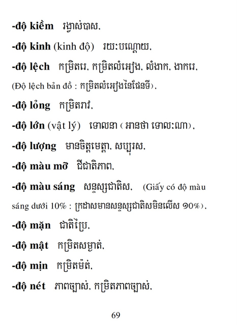 Từ điển Việt Khmer