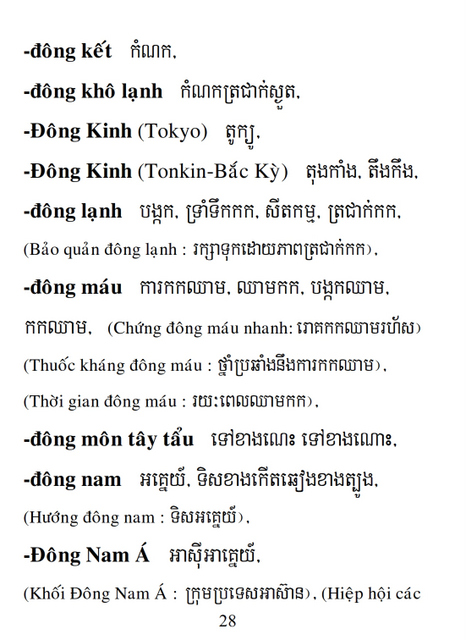 Từ điển Việt Khmer