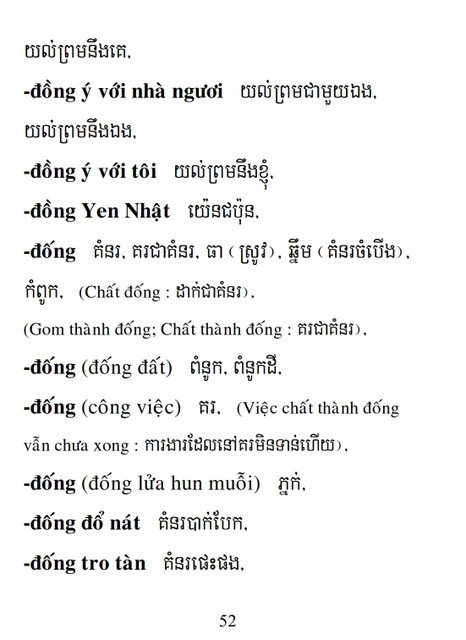 Từ điển Việt Khmer