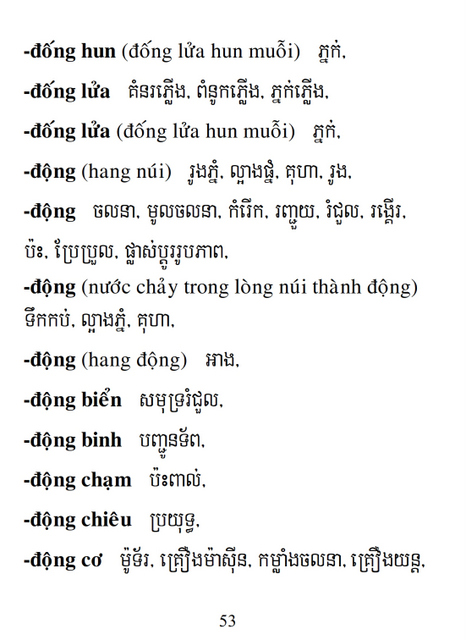 Từ điển Việt Khmer