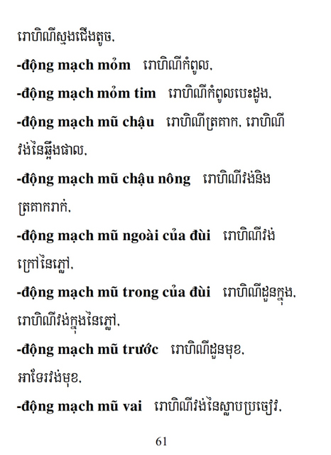 Từ điển Việt Khmer