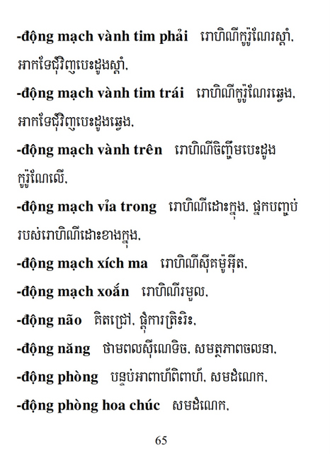 Từ điển Việt Khmer