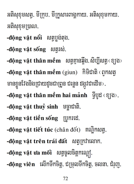 Từ điển Việt Khmer