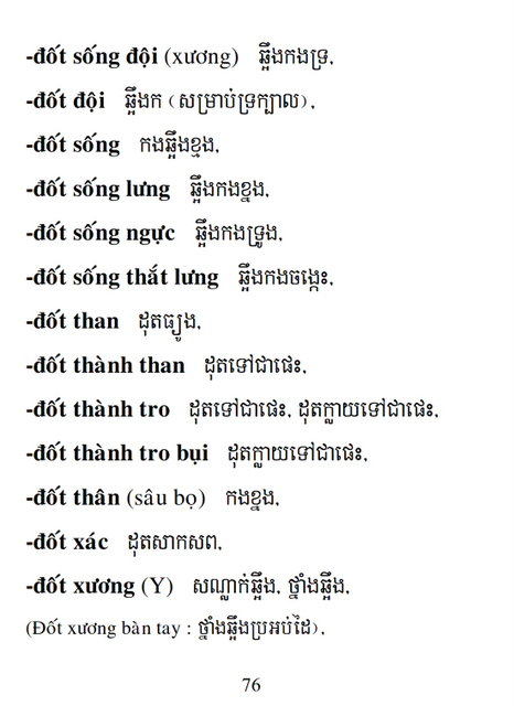 Từ điển Việt Khmer