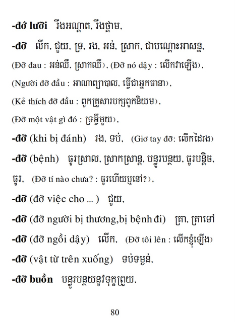 Từ điển Việt Khmer