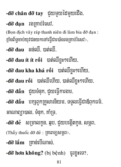 Từ điển Việt Khmer