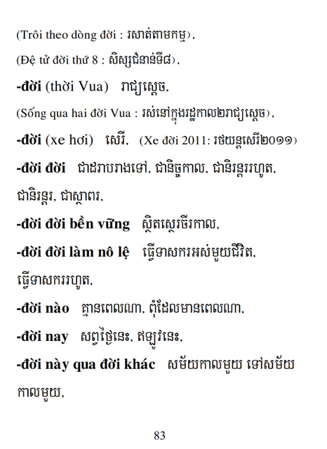 Từ điển Việt Khmer