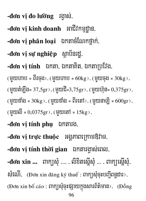 Từ điển Việt Khmer