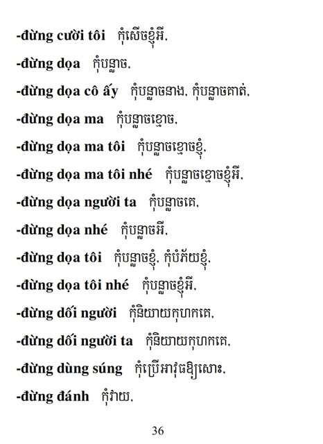 Từ điển Việt Khmer