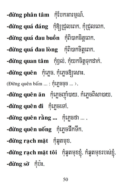 Từ điển Việt Khmer