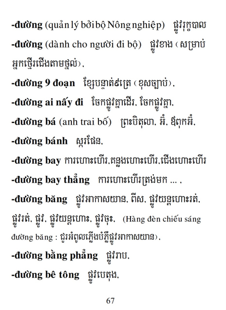 Từ điển Việt Khmer