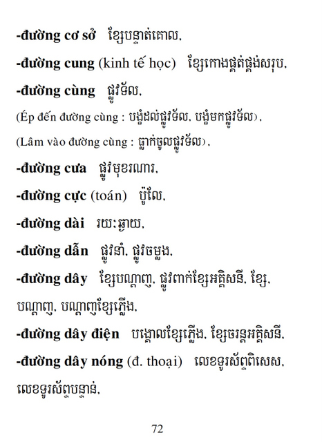 Từ điển Việt Khmer