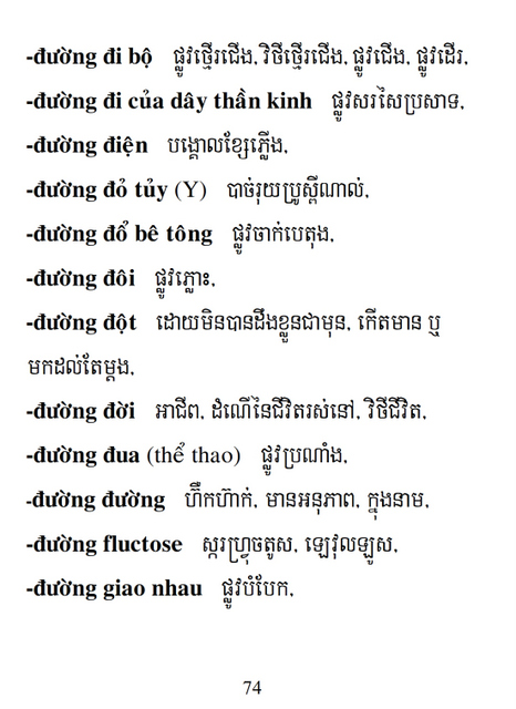 Từ điển Việt Khmer