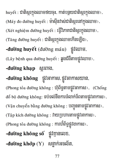 Từ điển Việt Khmer