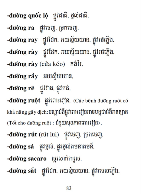 Từ điển Việt Khmer