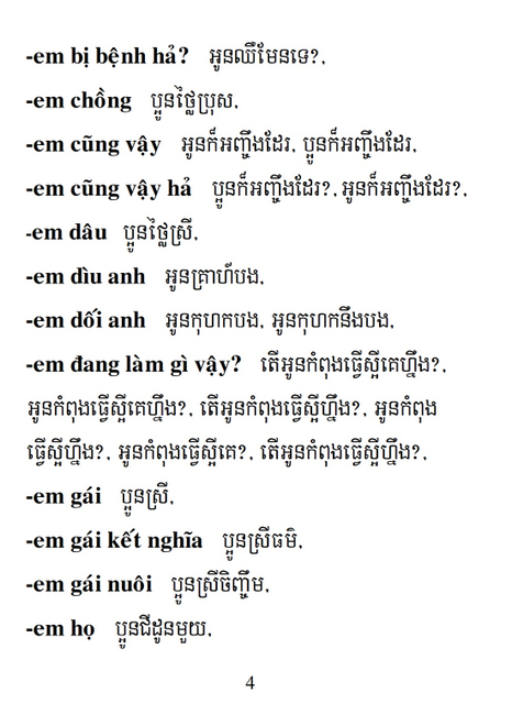 Từ điển Việt Khmer