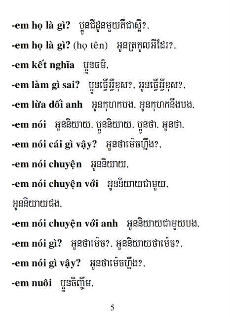 Từ điển Việt Khmer