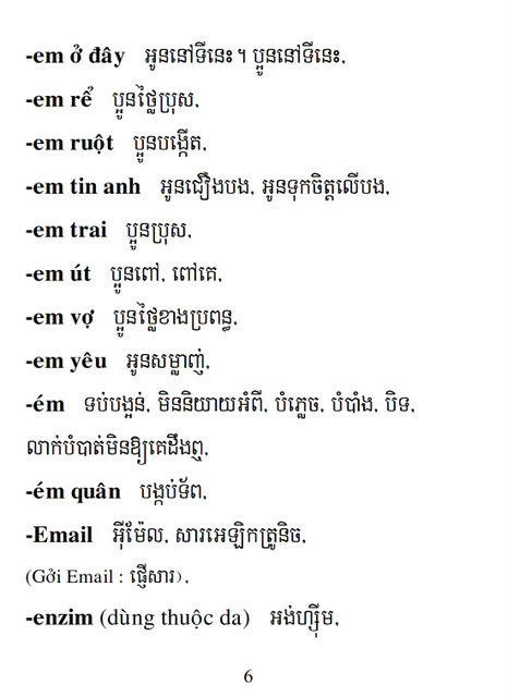 Từ điển Việt Khmer