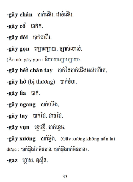 Từ điển Việt Khmer