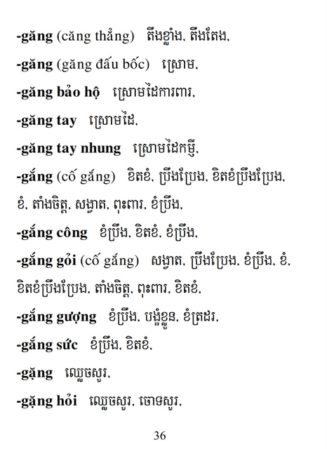 Từ điển Việt Khmer