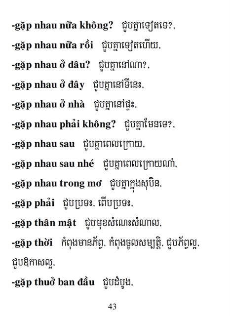 Từ điển Việt Khmer