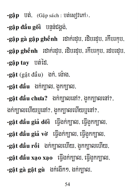 Từ điển Việt Khmer