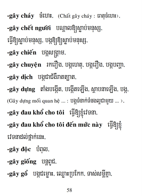 Từ điển Việt Khmer