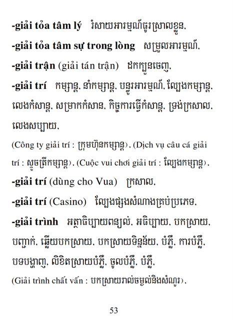 Từ điển Việt Khmer