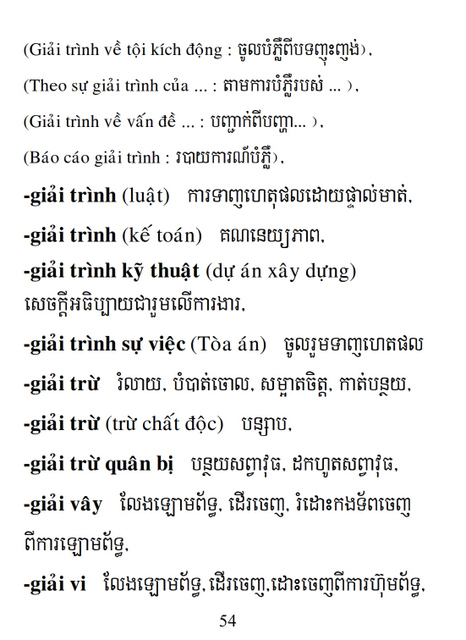 Từ điển Việt Khmer