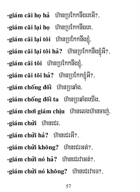 Từ điển Việt Khmer