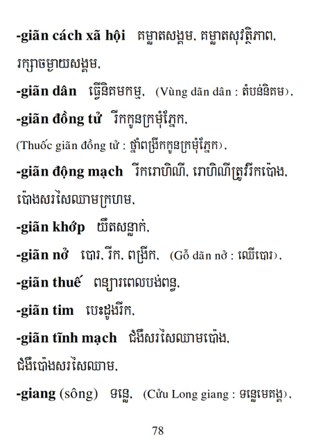 Từ điển Việt Khmer