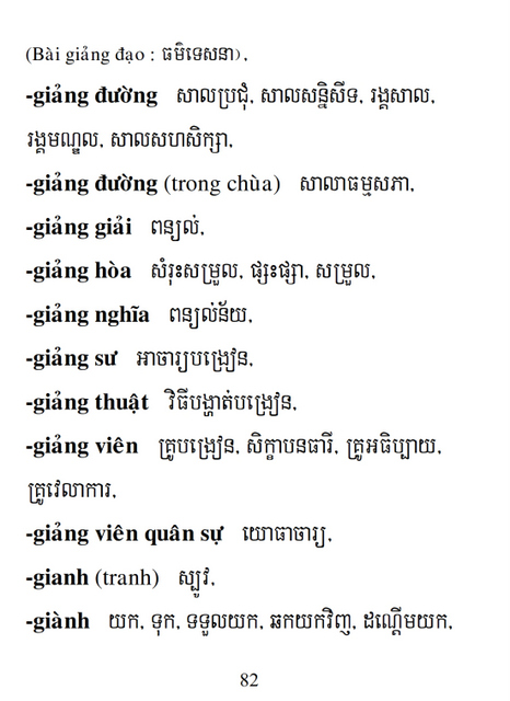 Từ điển Việt Khmer