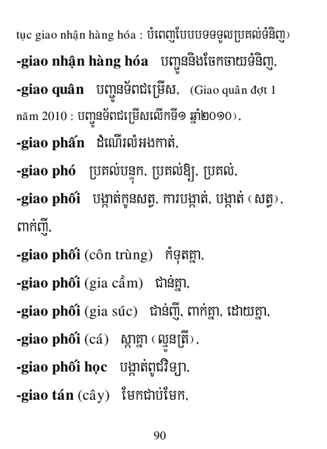 Từ điển Việt Khmer