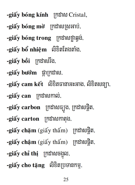 Từ điển Việt Khmer