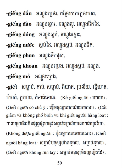 Từ điển Việt Khmer