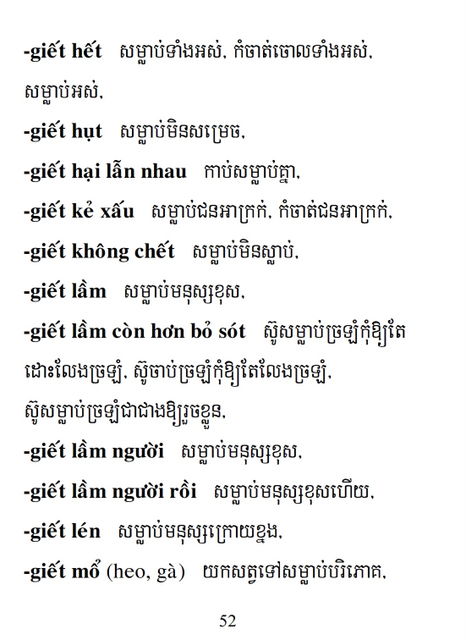 Từ điển Việt Khmer