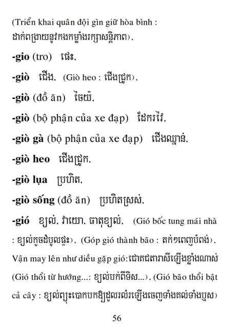 Từ điển Việt Khmer