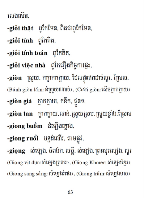 Từ điển Việt Khmer