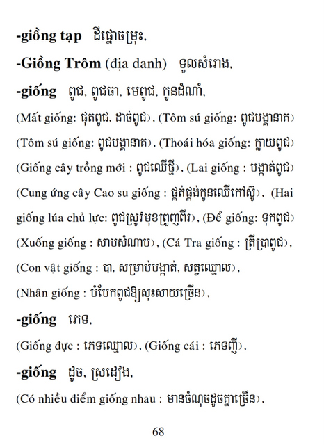 Từ điển Việt Khmer