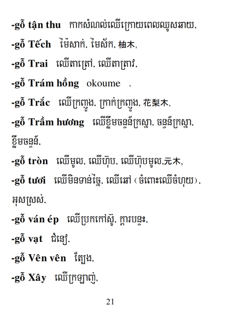 Từ điển Việt Khmer