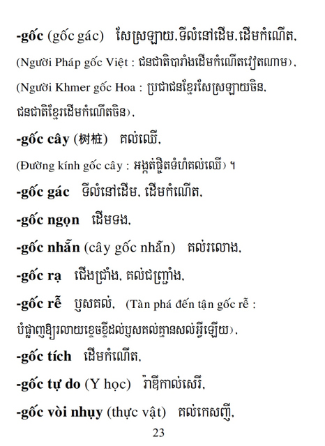 Từ điển Việt Khmer