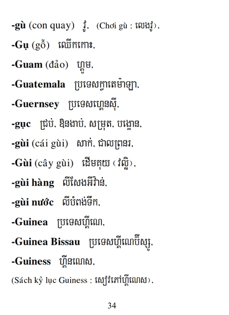 Từ điển Việt Khmer