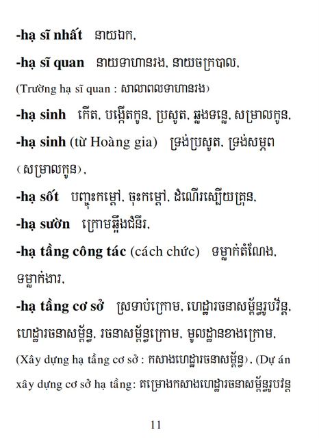 Từ điển Việt Khmer