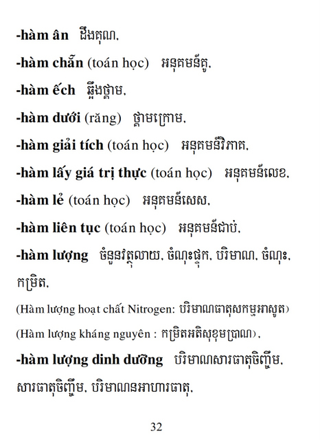 Từ điển Việt Khmer