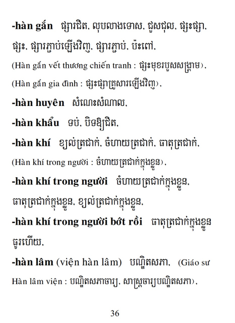 Từ điển Việt Khmer